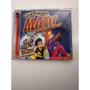 Clue Finders Math Adventures PC Game The Learning Company 2000